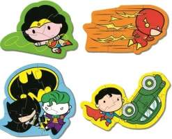 Clementoni My First Puzzle - Justice League (4 Puzzles)*Enfant À Partir De 2 Ans|Dès 2 Ans : Moins De 10 Pièces