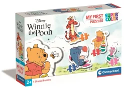 Clementoni My First Puzzle - Winnie L'Ourson (4 Puzzles)*Enfant À Partir De 2 Ans|Dès 2 Ans : Moins De 10 Pièces