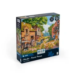 HOP - House of Puzzles N°24 - Focus Sur La Ferme* Animaux De La Ferme|Forêts, Fleurs Et Jardins