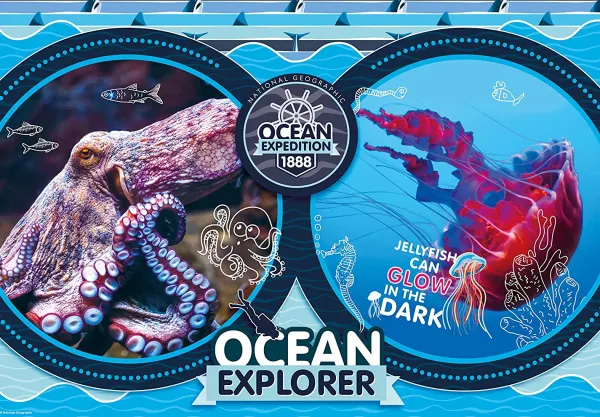 Clementoni National Geo Kids - Ocean Expedition*Enfant À Partir De 9 Ans|Puzzles Pour Enfants