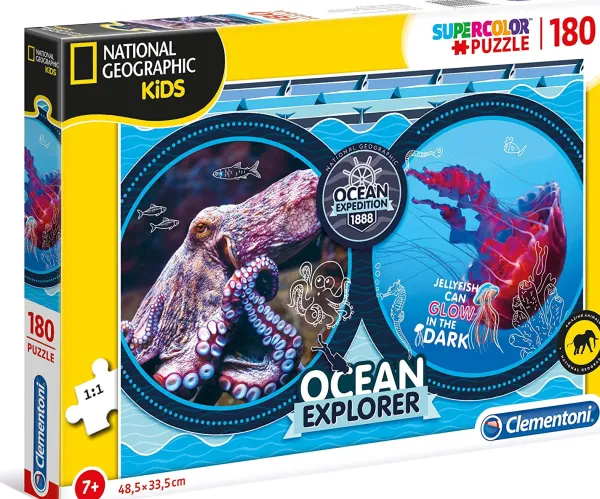 Clementoni National Geo Kids - Ocean Expedition*Enfant À Partir De 9 Ans|Puzzles Pour Enfants