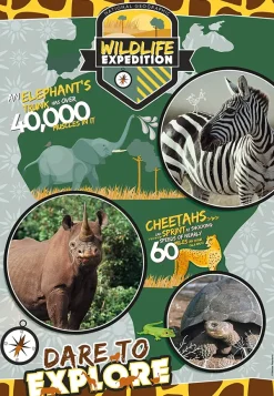 Clementoni National Geo Kids - Wildlife Expedition*Enfant À Partir De 9 Ans|Animaux Sauvages