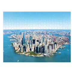 Galison New York City - Puzzle Double Face de 500 Pièces* Pièces Recto-Verso|Villes Et Villages