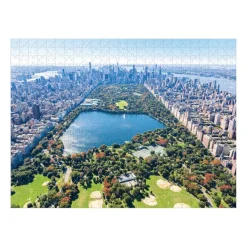 Galison New York City - Puzzle Double Face de 500 Pièces* Pièces Recto-Verso|Villes Et Villages