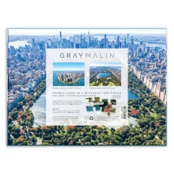 Galison New York City - Puzzle Double Face de 500 Pièces* Pièces Recto-Verso|Villes Et Villages