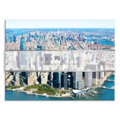 Galison New York City - Puzzle Double Face de 500 Pièces* Pièces Recto-Verso|Villes Et Villages