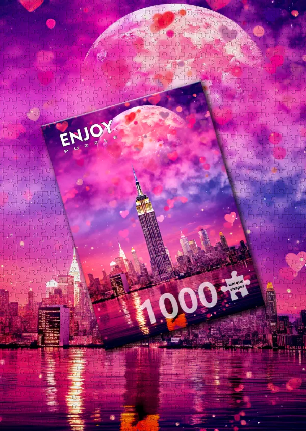 Enjoy Puzzle New York in Love*Femme Amour Et Tendresse|Villes Et Villages