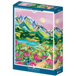 Pieces & Peace Nolwenn Studio - Lever de Soleil sur les Alpes* Forêts, Fleurs Et Jardins|De 500 À 999 Pièces