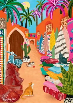 Pieces & Peace Nolwenn Studio - Souk de Marrakech* Pays D'Afrique|Chats