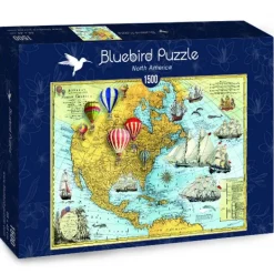 Bluebird Puzzle North America* De 1 500 Pièces|De 1 500 Pièces