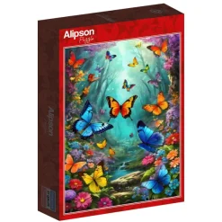 Alipson Puzzle Nuées de Papillons* Forêts, Fleurs Et Jardins|De 500 À 999 Pièces