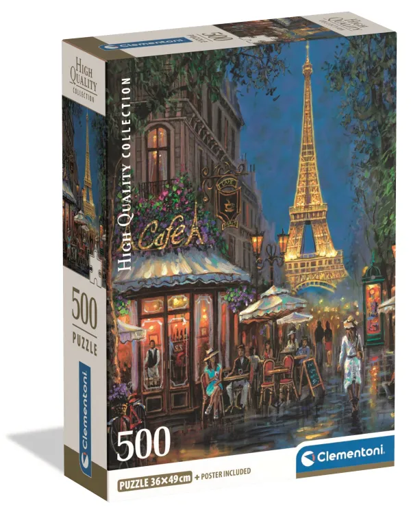 Clementoni Nuit Au Café Eiffel* Monuments|De 500 À 999 Pièces