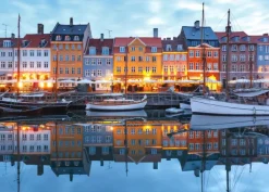 Bluebird Puzzle Nyhavn à la Tombée de la Nuit - Copenhague* Autres Pays D'Europe|Bateaux