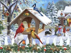 SunsOut Oiseaux de Noël*Femme Oiseaux|Animaux De La Forêt