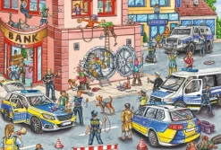 Schmidt Spiele Opération de Police*Enfant Pompiers, Police, Secours|Dès 6 Ans : 50 À 100 Pièces