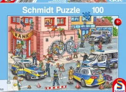 Schmidt Spiele Opération de Police*Enfant Pompiers, Police, Secours|Dès 6 Ans : 50 À 100 Pièces