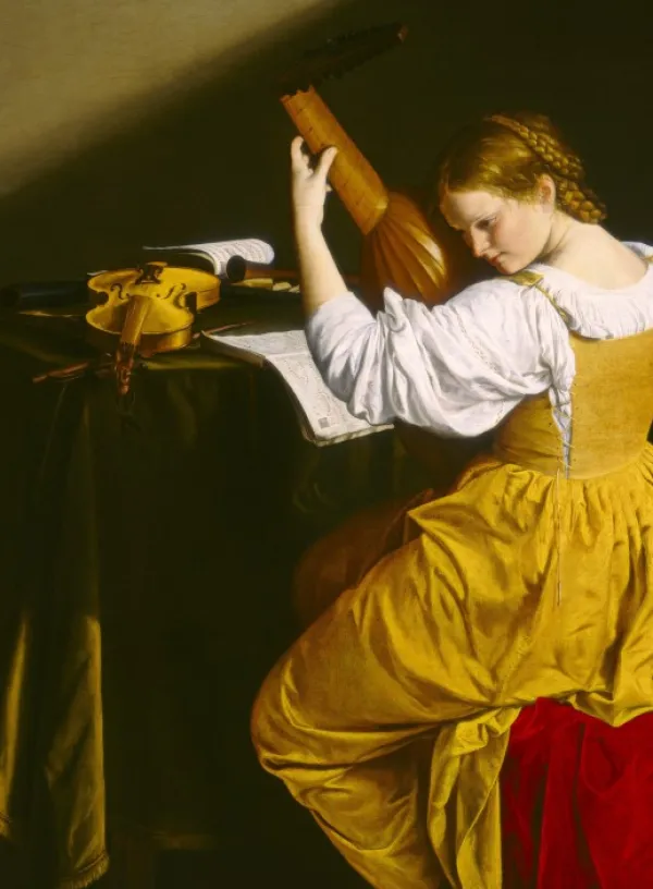 Grafika Orazio Gentileschi: La Joueuse de Luth, 1612/1620* De 2 000 Pièces|De 2 000 Pièces
