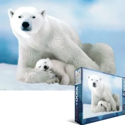 Eurographics Ours Polaire et son ourson* Animaux Sauvages|De 1 000 Pièces