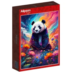 Alipson Puzzle Panda Coloré* Animaux Sauvages|Forêts, Fleurs Et Jardins