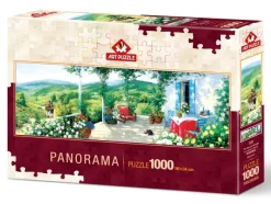 Art Puzzle Panorama - L'Invité de la Véranda* Panoramique|Forêts, Fleurs Et Jardins