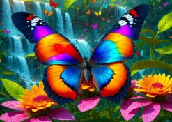 Enjoy Puzzle Papillon dans la Forêt* Forêts, Fleurs Et Jardins|De 1 000 Pièces