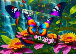Enjoy Puzzle Papillon dans la Forêt* Forêts, Fleurs Et Jardins|De 1 000 Pièces