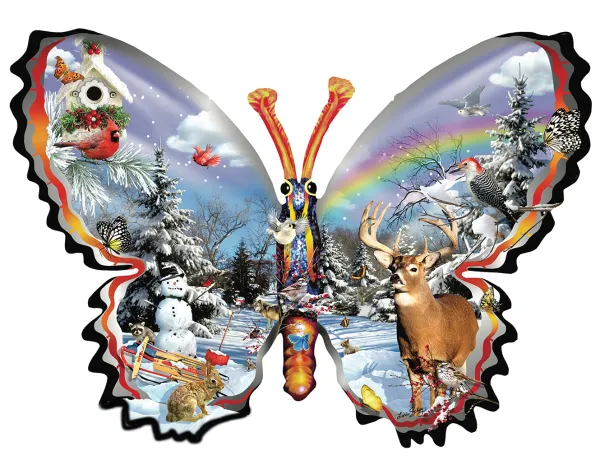 SunsOut Papillon d'Hiver*Enfant Forme|Pièces Xxl Enfants