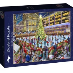 Bluebird Puzzle Patinage à Noël*Femme Noël|Neige