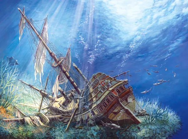 Castorland Épave marine* De 2 000 Pièces|De 2 000 Pièces