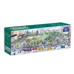 Galison Paysage Urbain - Puzzle Panoramique de 1000 Pièces*Enfant Panoramique|Villes Et Villages