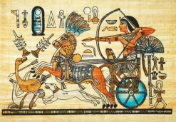 Grafika Peinture sur Papyrus Egyptien* Égypte, Pharaons Et Pyramides|De 1 000 Pièces