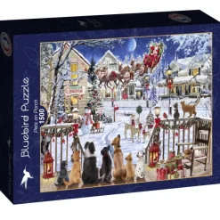 Bluebird Puzzle Pets on Porch*Femme De 1 500 Pièces|De 1 500 Pièces