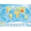 Trefl Physical Map of the World* Cartes Du Monde|De 1 000 Pièces