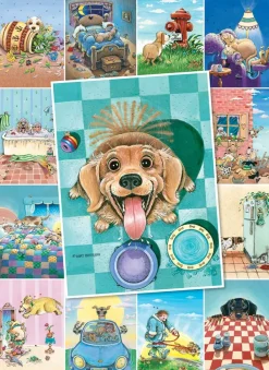 Eurographics Pièces XXL - A Dog's Life*Femme/Enfant Chiens|Humour, Satire Et Wasgij