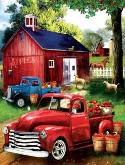 SunsOut Pièces XXL - Apples for Sale*Enfant Voitures, Motos Et Camions|Rétros Et Nostalgie