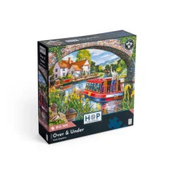 HOP - House of Puzzles Pièces XXL - Au Dessus et en Dessous*Enfant Bateaux|Forêts, Fleurs Et Jardins