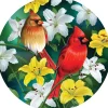 SunsOut Pièces XXL - Cardinals in the Round*Enfant Rond|Oiseaux
