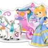 Castorland Pièces XXL - Carrosse de Princesse*Enfant Forme|Puzzles Pour Enfants