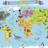 Nathan Pièces XXL - Carte du Monde*Enfant À Partir De 9 Ans|Cartes Du Monde