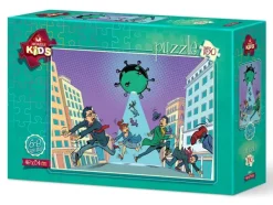 Art Puzzle Pièces XXL - Échapper au Virus*Femme À Partir De 9 Ans|Hommes Et Femmes