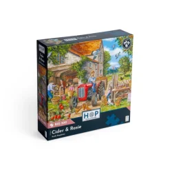 HOP - House of Puzzles Pièces XXL - Cidre Et Rosie*Enfant Tracteurs|Animaux De La Ferme