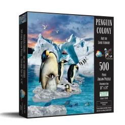 SunsOut Pièces XXL - Colonie de Pingouin*Enfant Animaux Marins|De 500 À 999 Pièces