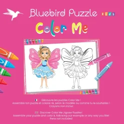 Bluebird Puzzle Pièces XXL - Color Me - Fée*Femme/Enfant Art Pour Les Enfants|Anges