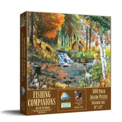 SunsOut Pièces XXL - Compagnons de Pêche*Enfant Animaux De La Forêt|Forêts, Fleurs Et Jardins