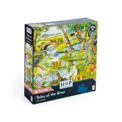 HOP - House of Puzzles Pièces XXL - Contes De La Rivière*Enfant Oiseaux|Animaux De La Forêt