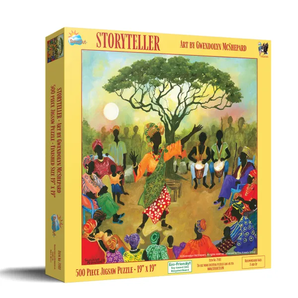 SunsOut Pièces XXL - Conteuse*Femme Pays D'Afrique|Hommes Et Femmes