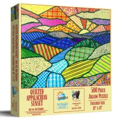 SunsOut Pièces XXL - Coucher de Soleil dans les Appalaches en Patchwork*Enfant Déco Et Objets|De 500 À 999 Pièces