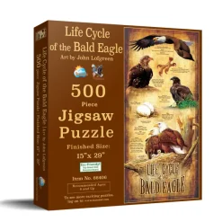 SunsOut Pièces XXL - Cycle de Vie du Pygargue à Tête Blanche*Enfant Oiseaux|Collages