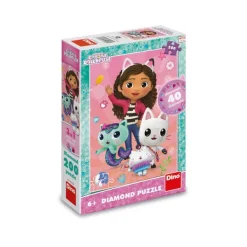 Dino Pièces XXL - Diamant-Puzzle - Maison de Poupée de Gabby*Femme/Enfant À Partir De 9 Ans|Puzzles Pour Enfants