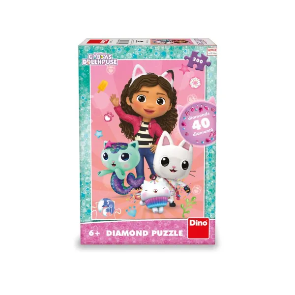 Dino Pièces XXL - Diamant-Puzzle - Maison de Poupée de Gabby*Femme/Enfant À Partir De 9 Ans|Puzzles Pour Enfants